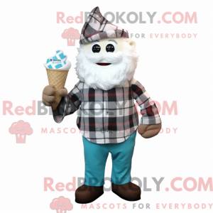 Mascot character of a White...