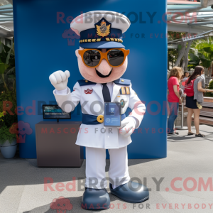 Mascot character of a Navy...