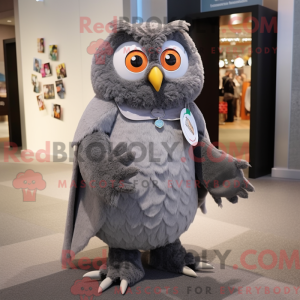 Mascot character of a Gray...