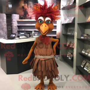 Mascottefiguur van een...