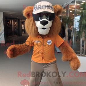 Mascottekarakter van een...