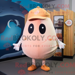 Mascot character of a Peach...
