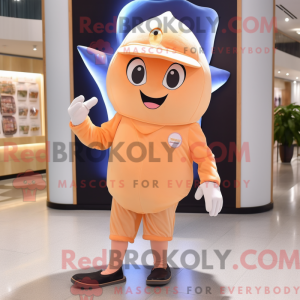 Mascot character of a Peach...