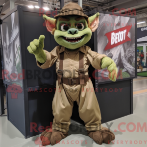 Mascot character of a Olive...