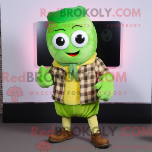 Mascot character of a Lime...