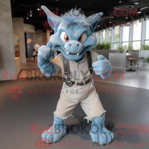 Mascot character of a Gray...