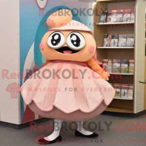 Mascot character of a Peach...
