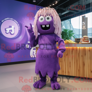 Postava maskota Purple...