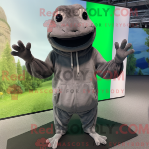 Maskottchen eines grauen...