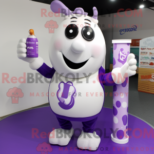 Postava maskota Purple...
