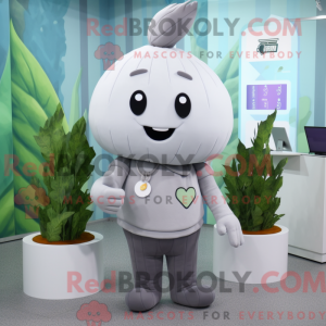Mascot character of a Gray...