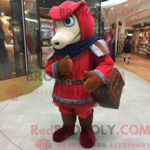 Mascot character of a Red...