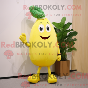 Mascot character of a Lemon...