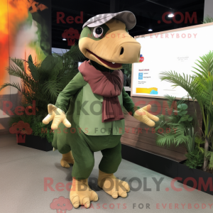 Maskot postava Tyrannosaura...