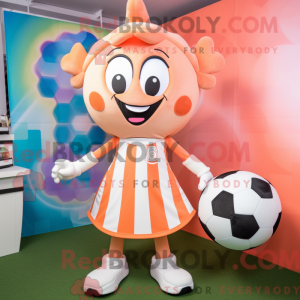 Mascot character of a Peach...