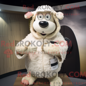Mascot character of a Cream...