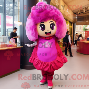 Postava maskota Magenta Dim...