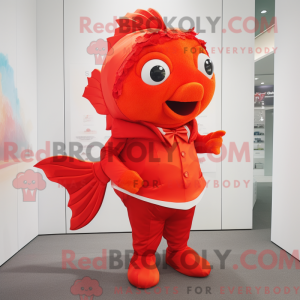 Mascot character of a Red...