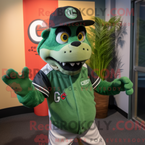 Mascot character of a Green...