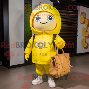 Mascot character of a Lemon...