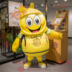 Mascot character of a Lemon...