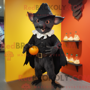 Postava maskota černého...