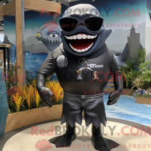 Mascot character of a Black...