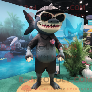 Mascot character of a Black...