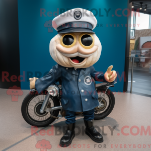 Mascot character of a Navy...