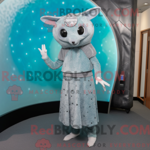 Mascot character of a Gray...