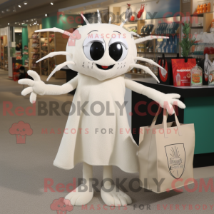 Mascot character of a White...