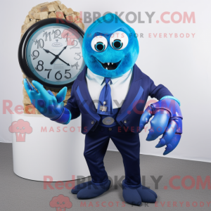 Mascot character of a Blue...