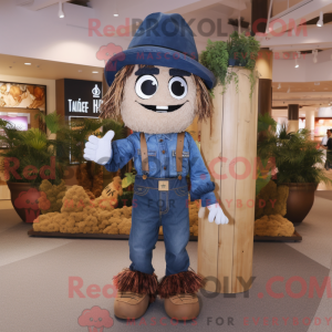 Mascot character of a Navy...