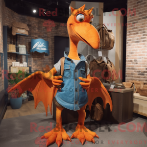 Maskot karakter av en Rust...