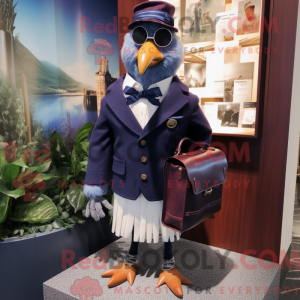 Mascot character of a Navy...