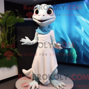Mascot character of a White...