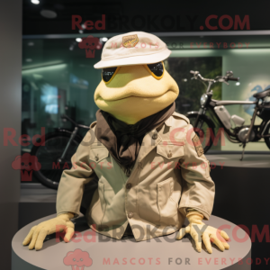 Mascottefiguur van een...