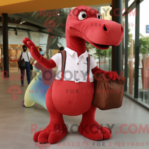 Mascot character of a Red...