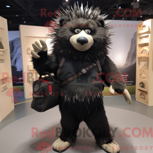 Mascot character of a Black...