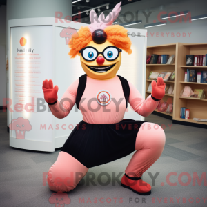 Mascot character of a Peach...