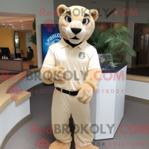 Mascot character of a Cream...