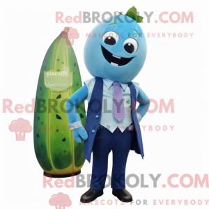 Mascot character of a Blue...