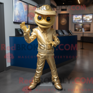Mascot character of a Gold...