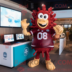 Mascot character of a...