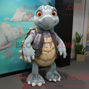 Mascot character of a Gray...