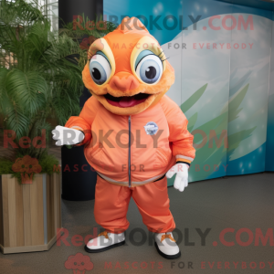 Mascot character of a Peach...