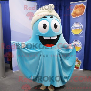 Mascot character of a Cyan...