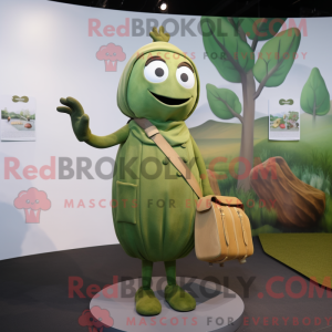 Mascot character of a Olive...