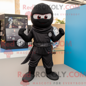 Mascot character of a Black...