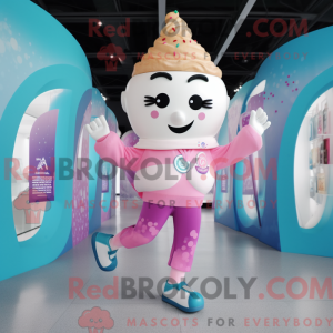 Mascot character of a Ice...